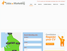 Tablet Screenshot of jobs-in-marketing.co.uk